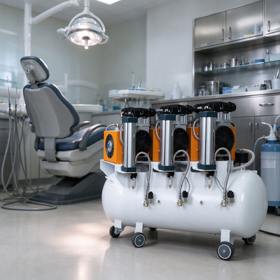 Goede prijs. 150L Stille Olievrije Tandheelkundige Air Compressor Met Droger 3300W 420Lmin Medische Luchtpomp Voor Tandheelkundige Kliniek En Dierenhospitaal online